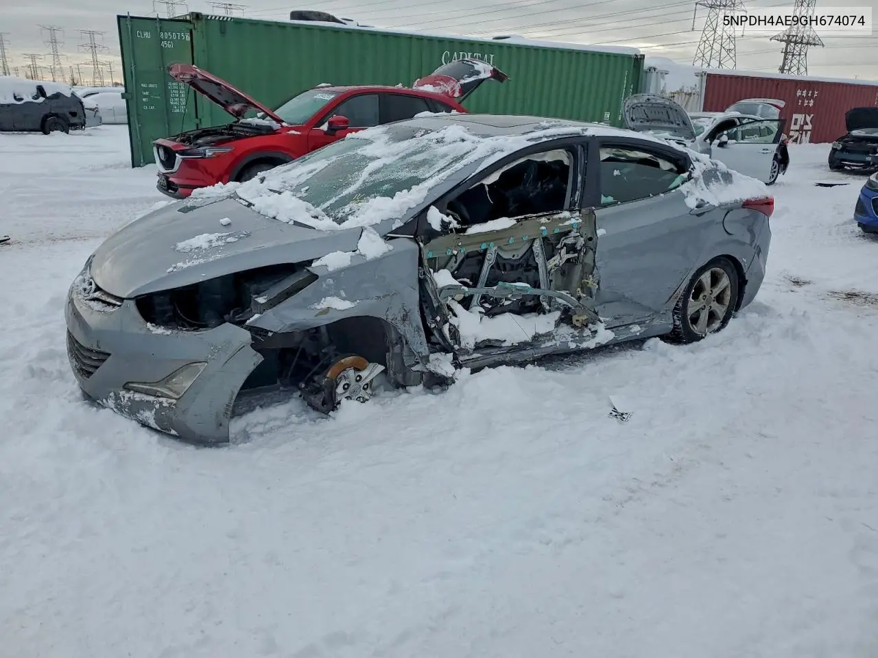 5NPDH4AE9GH674074 2016 Hyundai Elantra
