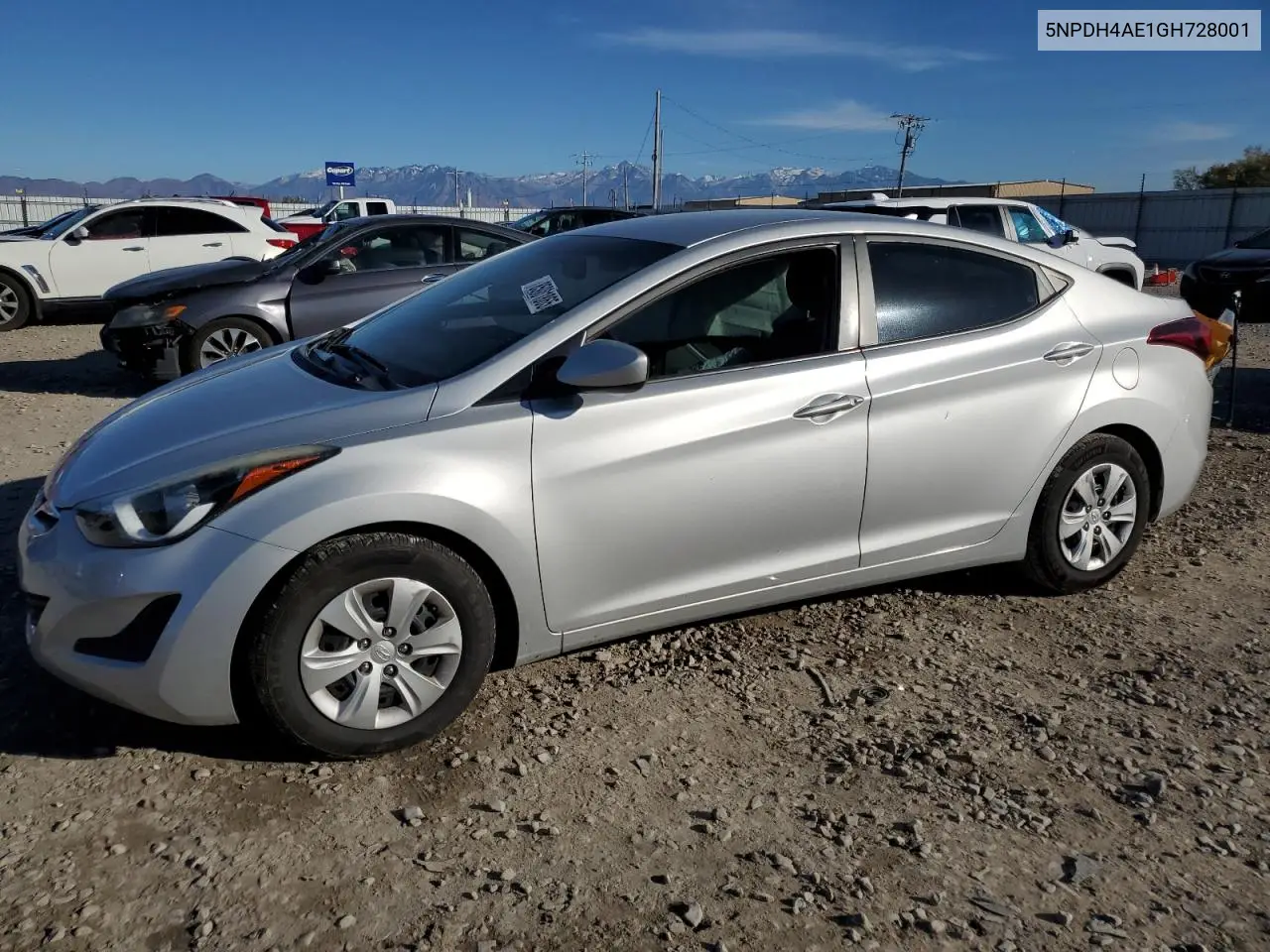 5NPDH4AE1GH728001 2016 Hyundai Elantra Se
