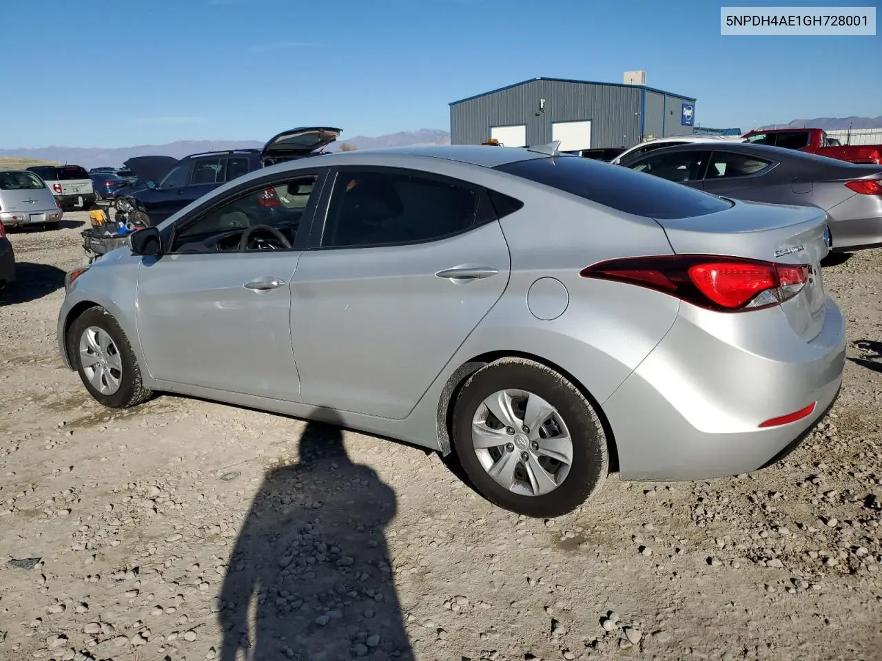 5NPDH4AE1GH728001 2016 Hyundai Elantra Se