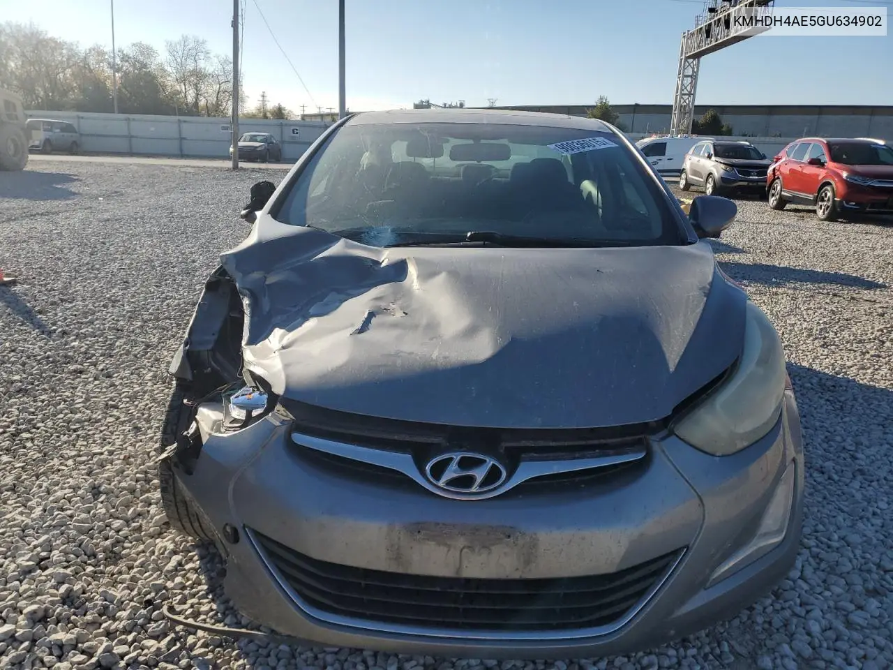 KMHDH4AE5GU634902 2016 Hyundai Elantra Se