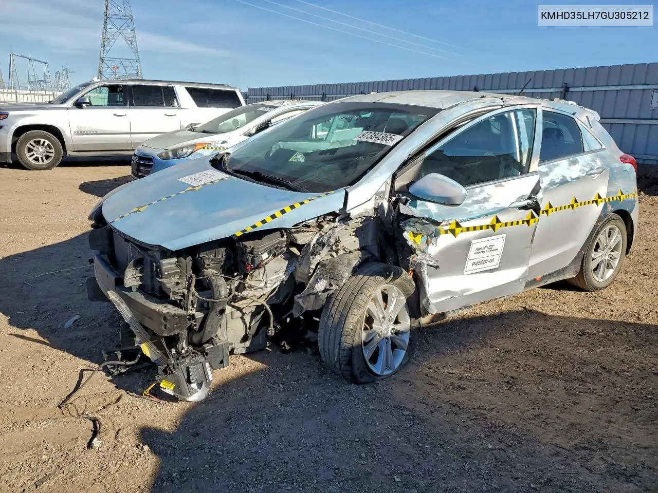 KMHD35LH7GU305212 2016 Hyundai Elantra Gt