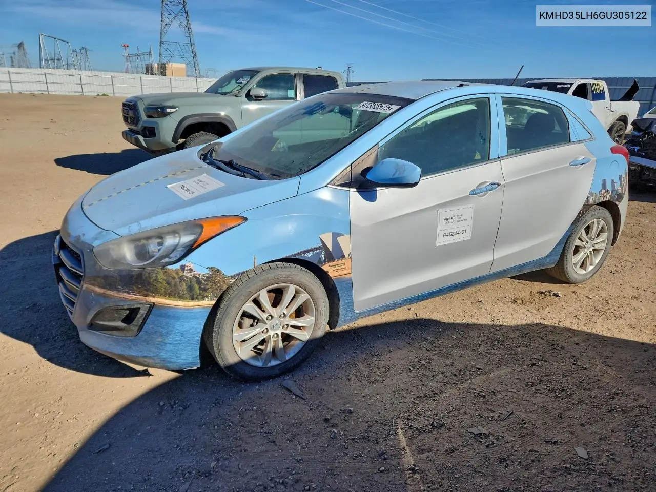 KMHD35LH6GU305122 2016 Hyundai Elantra Gt