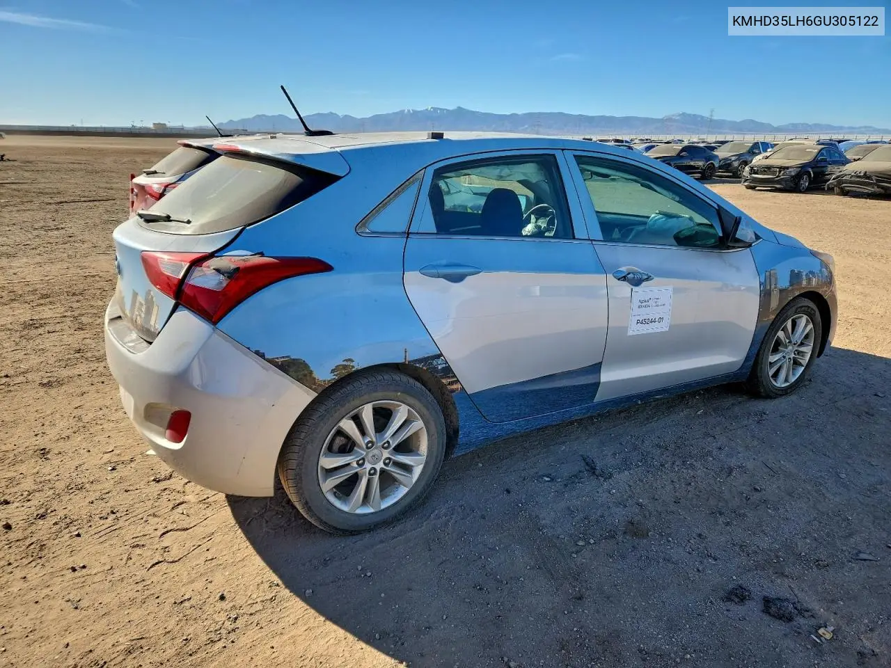 KMHD35LH6GU305122 2016 Hyundai Elantra Gt