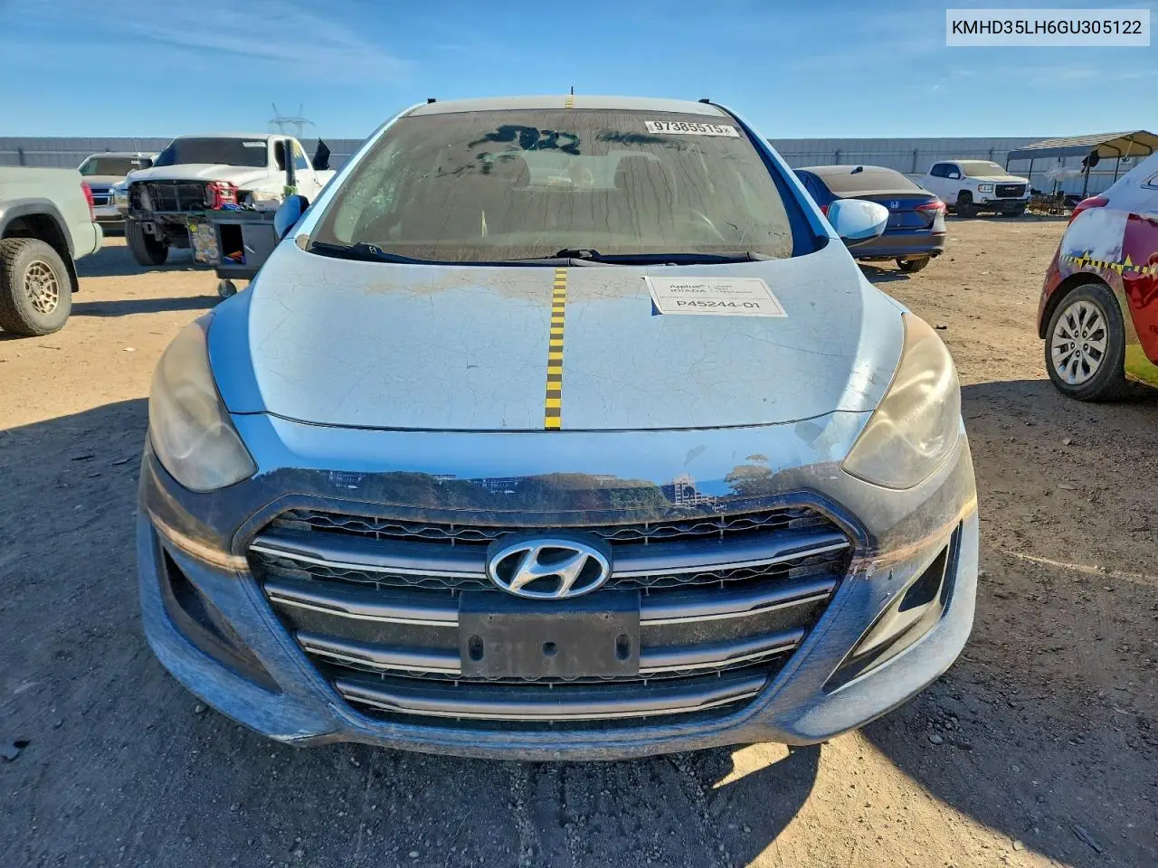 KMHD35LH6GU305122 2016 Hyundai Elantra Gt