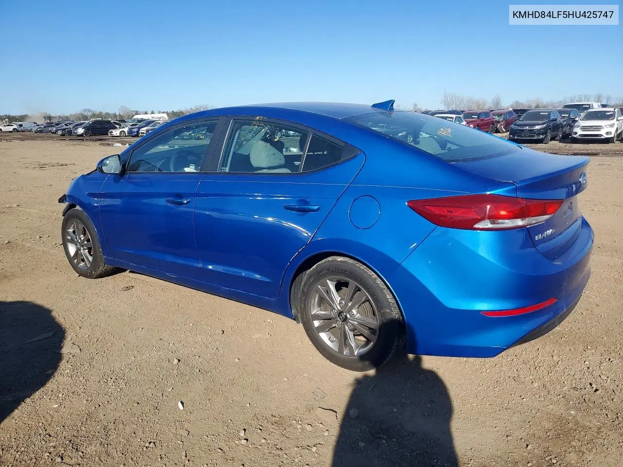 KMHD84LF5HU425747 2017 Hyundai Elantra Se