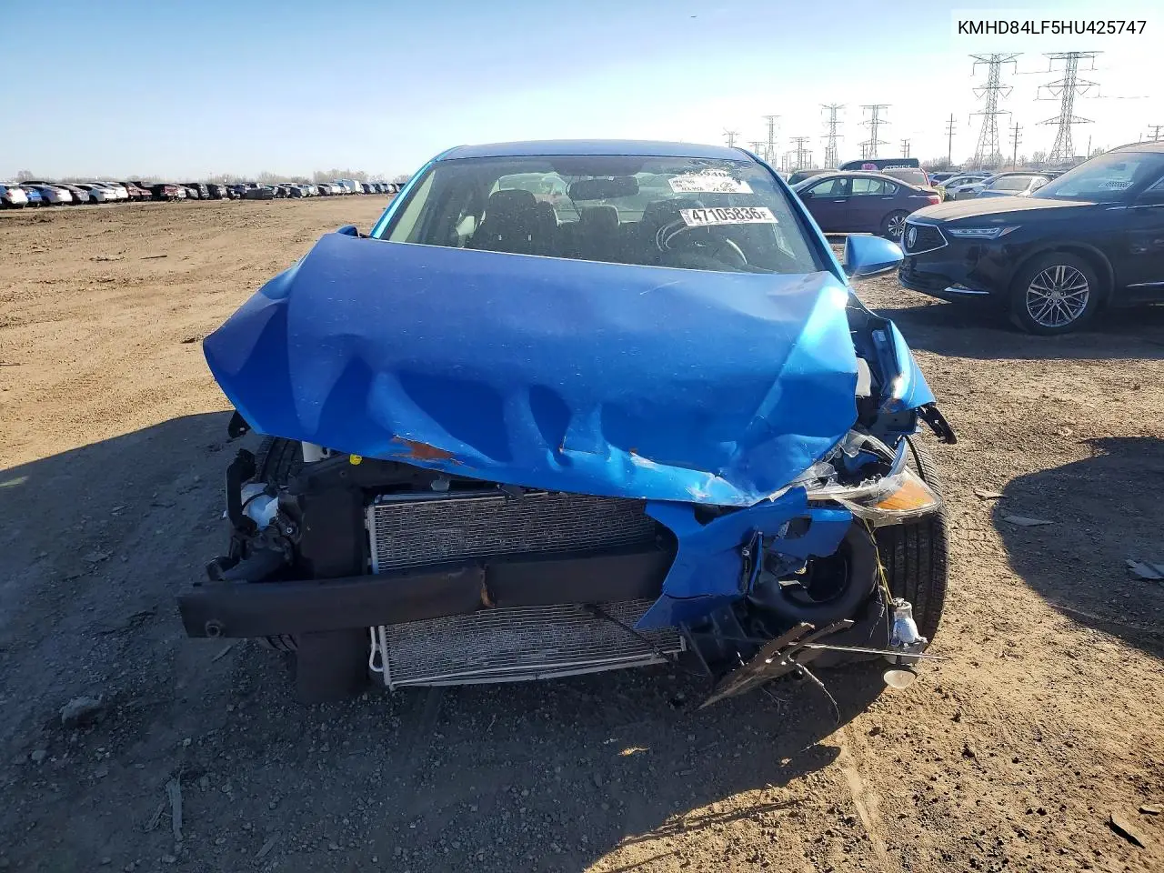 KMHD84LF5HU425747 2017 Hyundai Elantra Se
