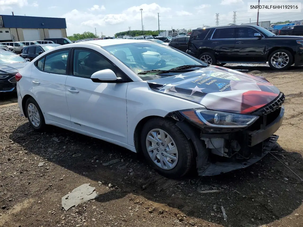 2017 Hyundai Elantra Se VIN: 5NPD74LF6HH192916 Lot: 56795296
