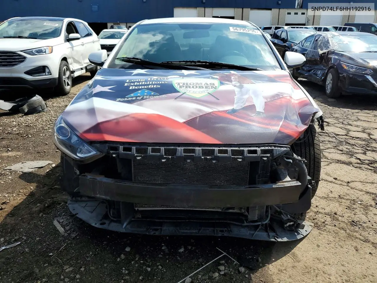 2017 Hyundai Elantra Se VIN: 5NPD74LF6HH192916 Lot: 56795296