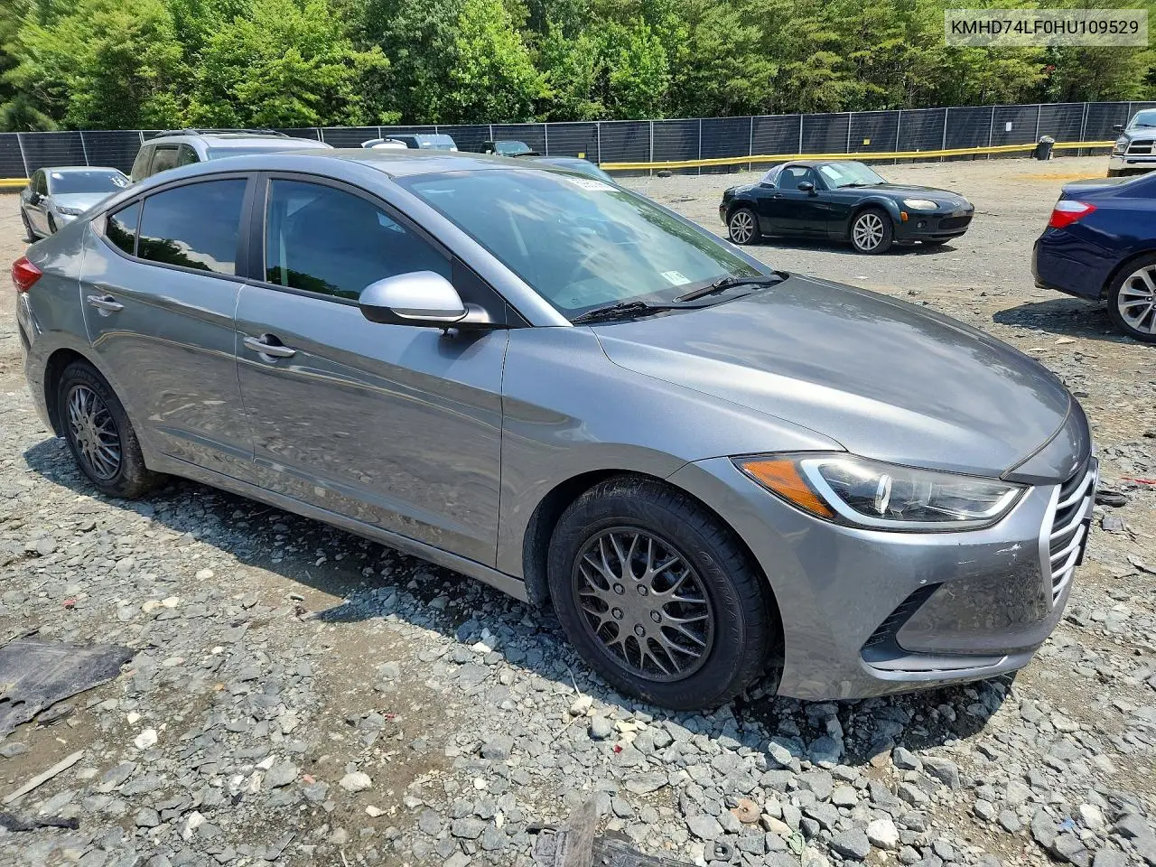 2017 Hyundai Elantra Se VIN: KMHD74LF0HU109529 Lot: 59957996
