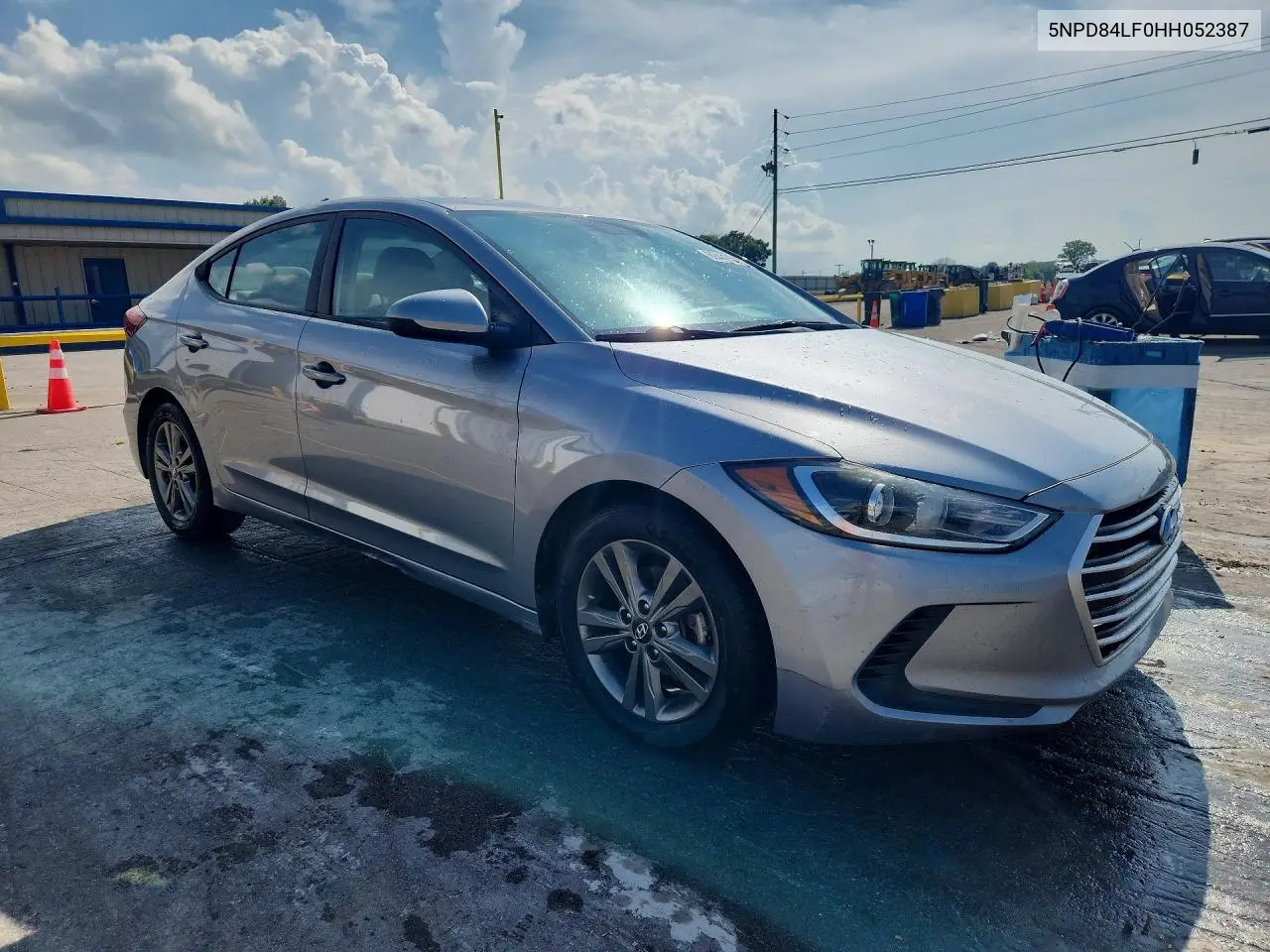 2017 Hyundai Elantra Se VIN: 5NPD84LF0HH052387 Lot: 60447506