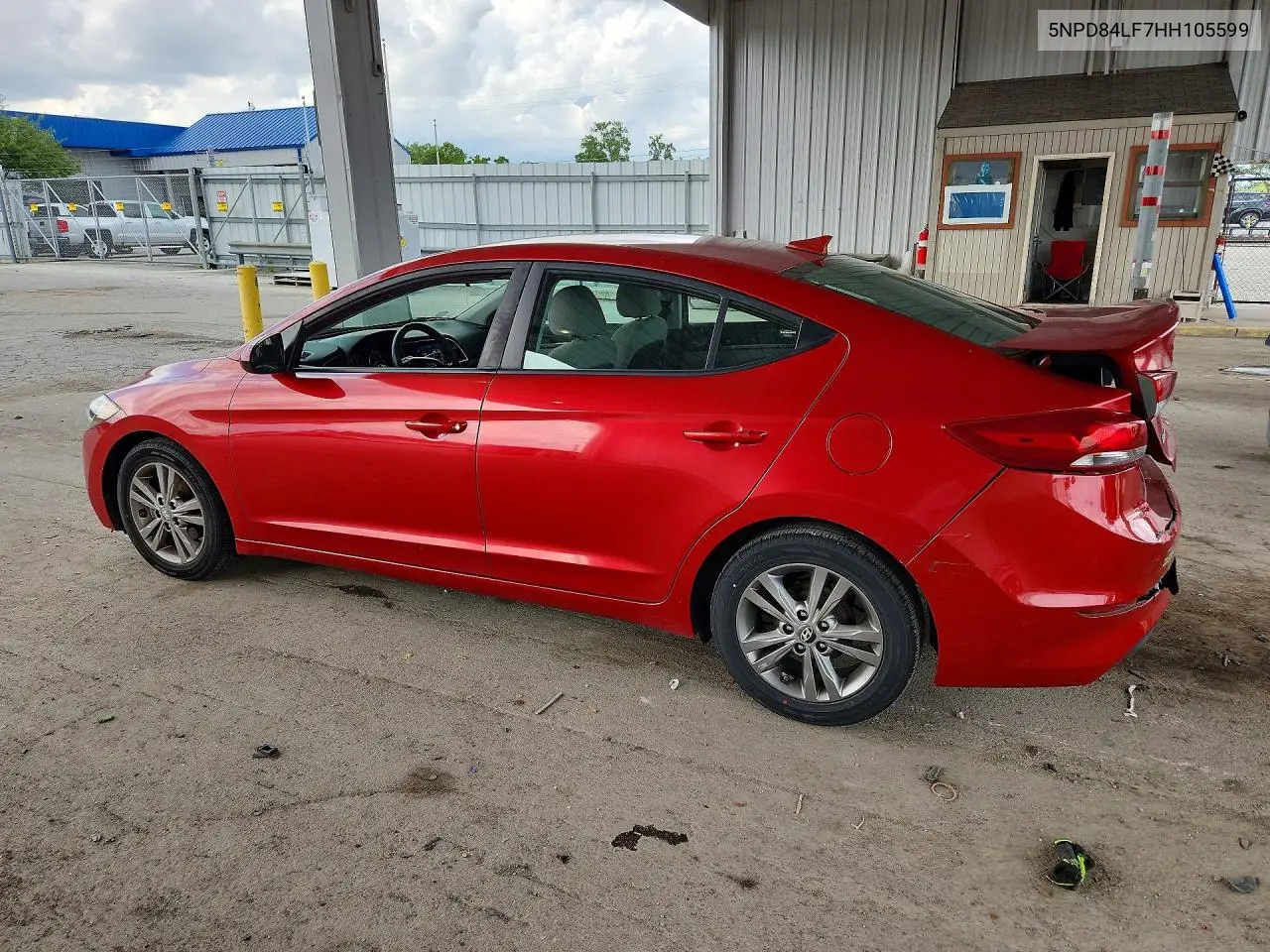 2017 Hyundai Elantra Se VIN: 5NPD84LF7HH105599 Lot: 60543256
