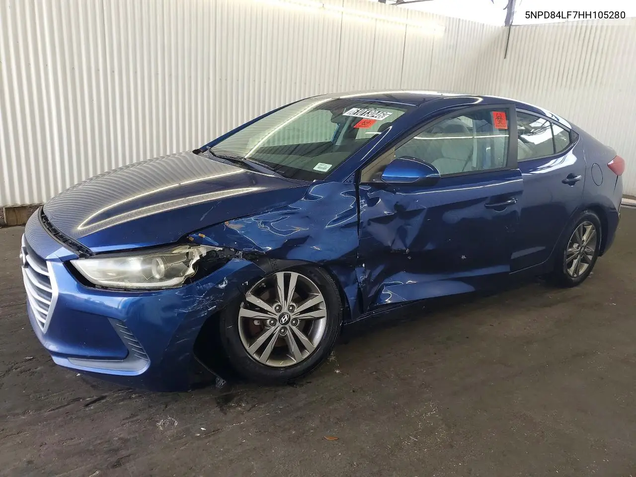 2017 Hyundai Elantra Se VIN: 5NPD84LF7HH105280 Lot: 61013046