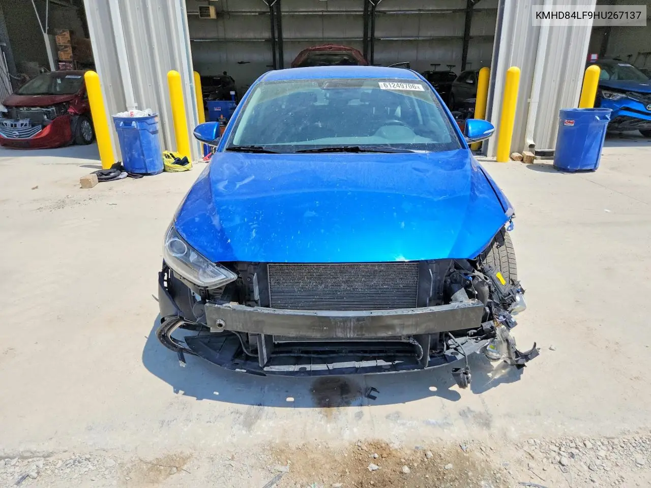2017 Hyundai Elantra Limited VIN: KMHD84LF9HU267137 Lot: 61249706