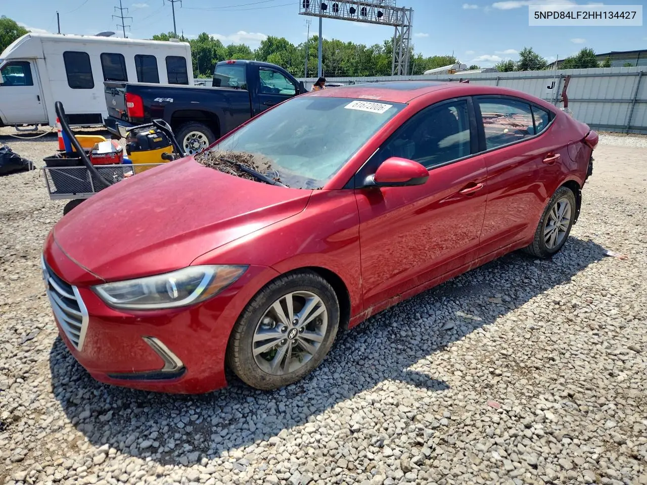 2017 Hyundai Elantra Value Edition VIN: 5NPD84LF2HH134427 Lot: 61672006