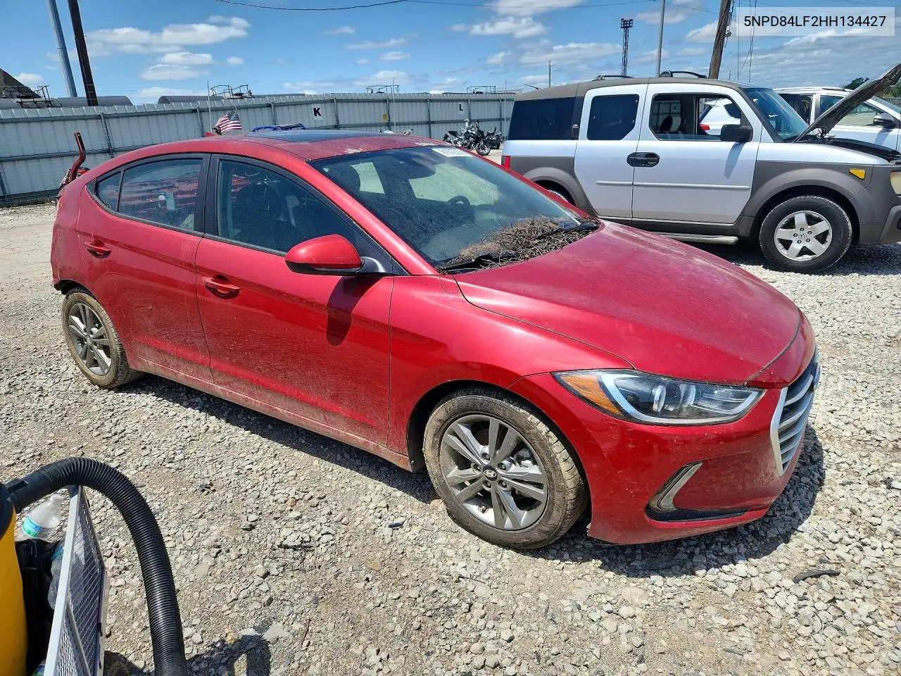 2017 Hyundai Elantra Value Edition VIN: 5NPD84LF2HH134427 Lot: 61672006