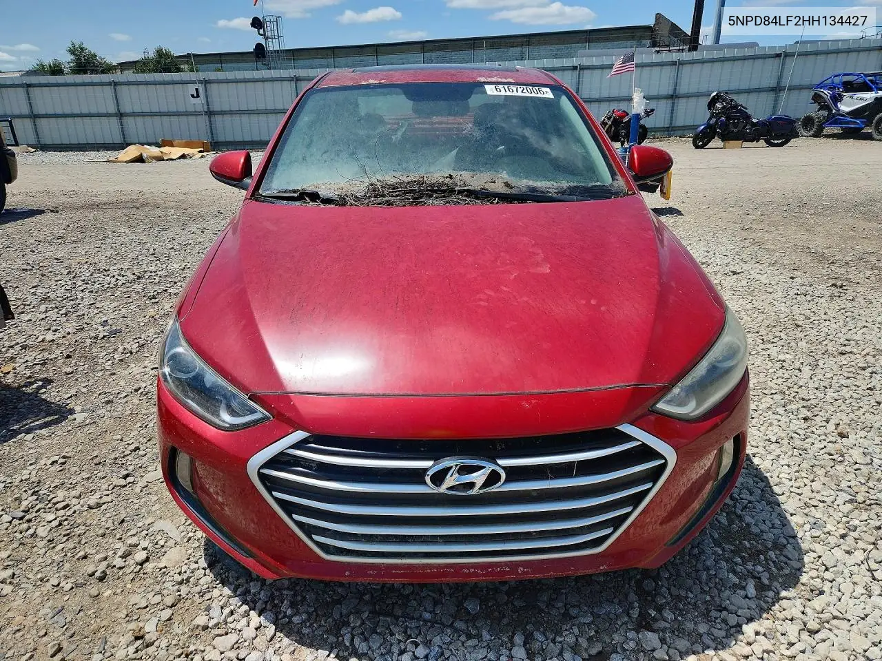 2017 Hyundai Elantra Value Edition VIN: 5NPD84LF2HH134427 Lot: 61672006
