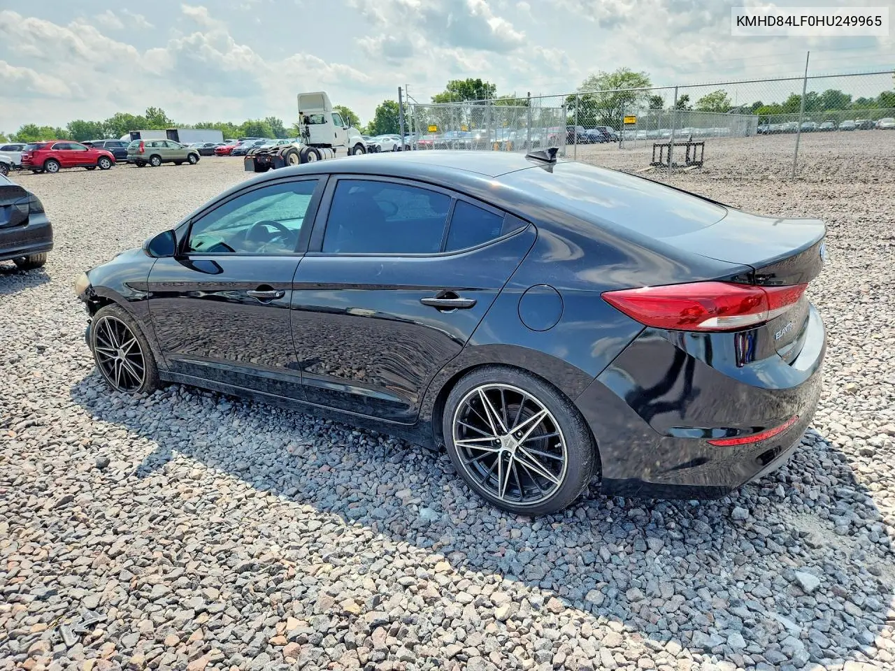 2017 Hyundai Elantra Value Edition VIN: KMHD84LF0HU249965 Lot: 61855896