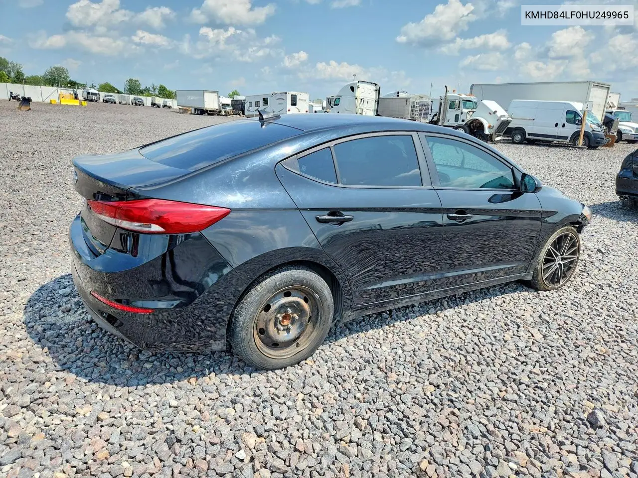 2017 Hyundai Elantra Value Edition VIN: KMHD84LF0HU249965 Lot: 61855896