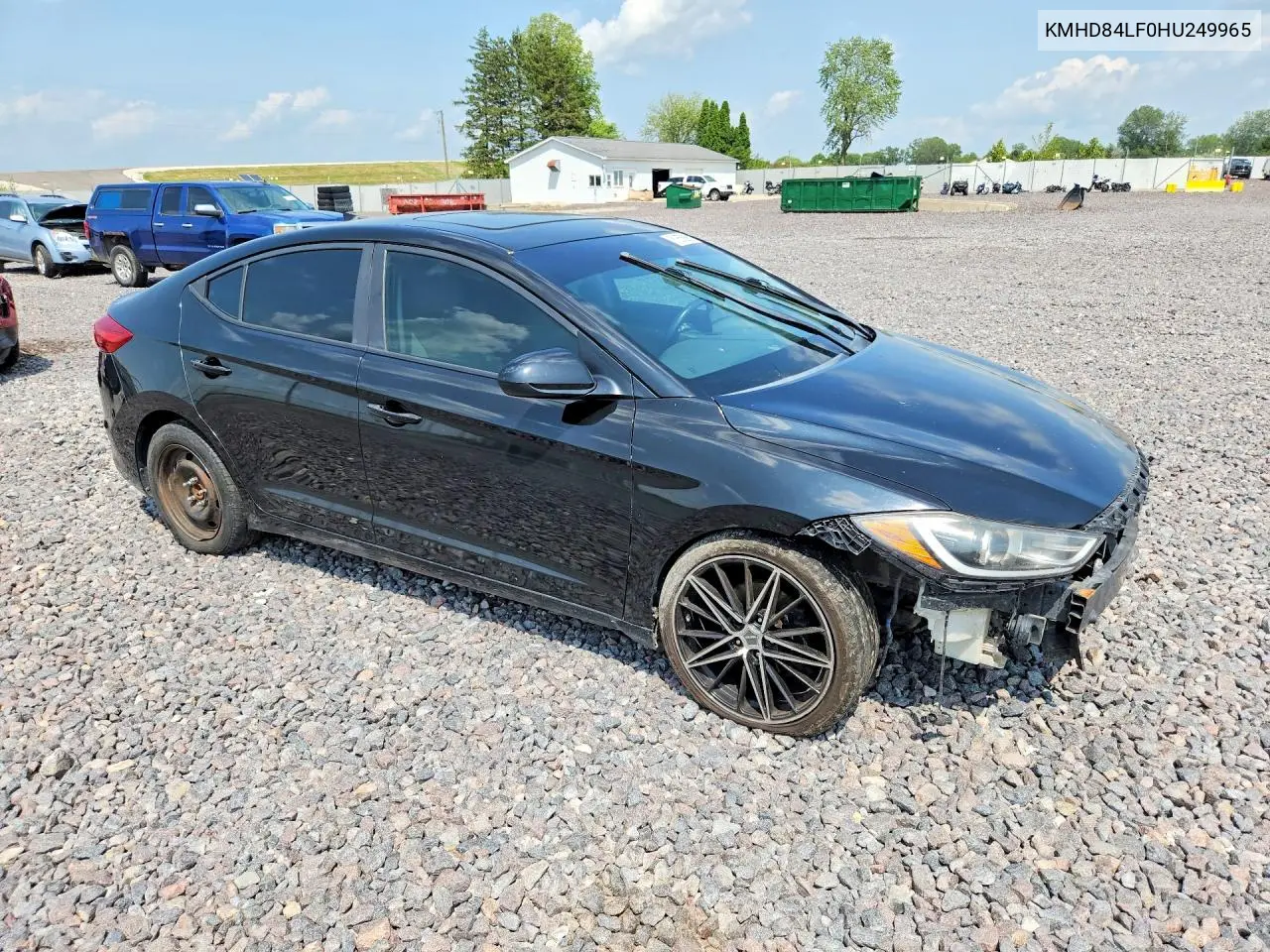 2017 Hyundai Elantra Value Edition VIN: KMHD84LF0HU249965 Lot: 61855896