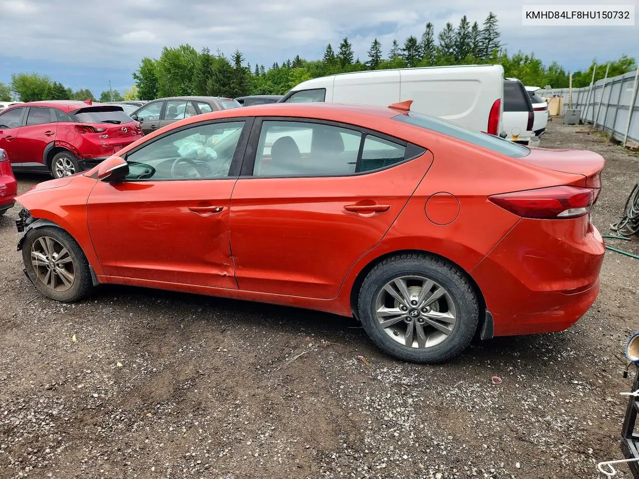 2017 Hyundai Elantra 4D VIN: KMHD84LF8HU150732 Lot: 61891806