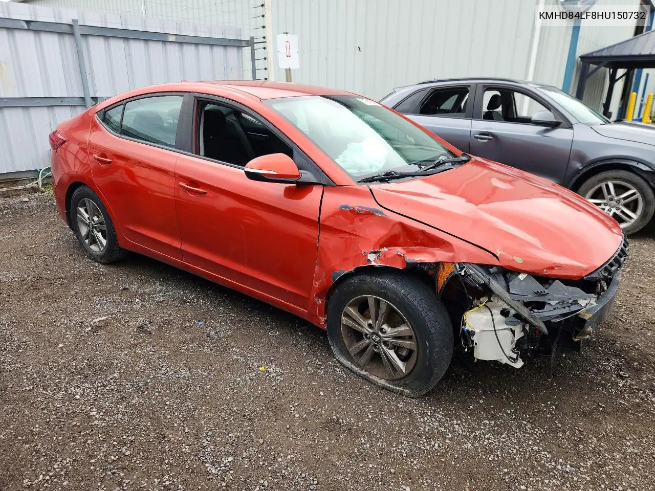 2017 Hyundai Elantra 4D VIN: KMHD84LF8HU150732 Lot: 61891806