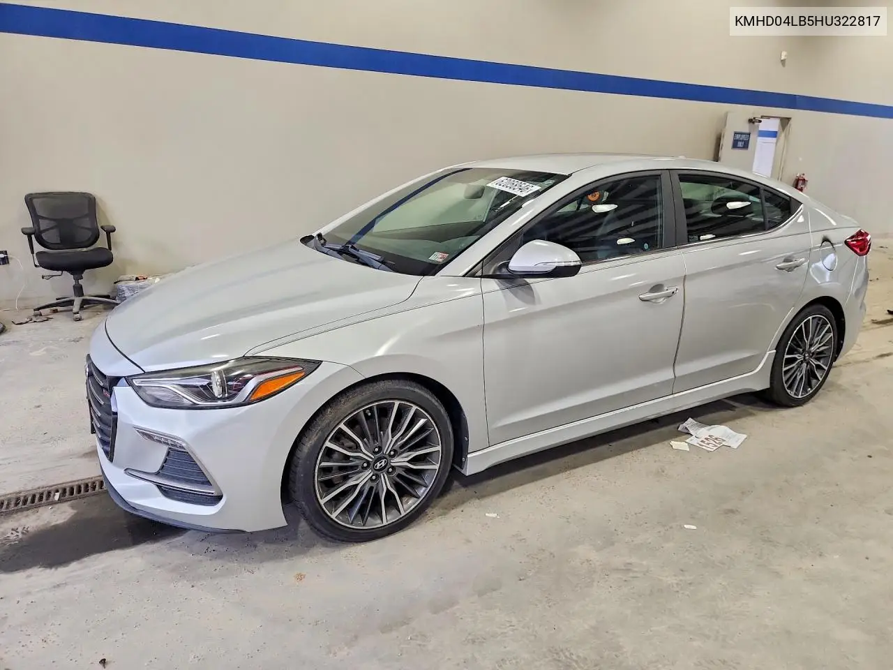 2017 Hyundai Elantra Sport VIN: KMHD04LB5HU322817 Lot: 62058546