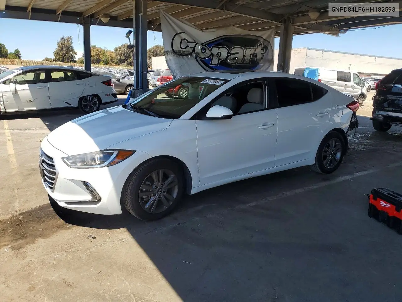 2017 Hyundai Elantra Value Edition VIN: 5NPD84LF6HH182593 Lot: 62274046