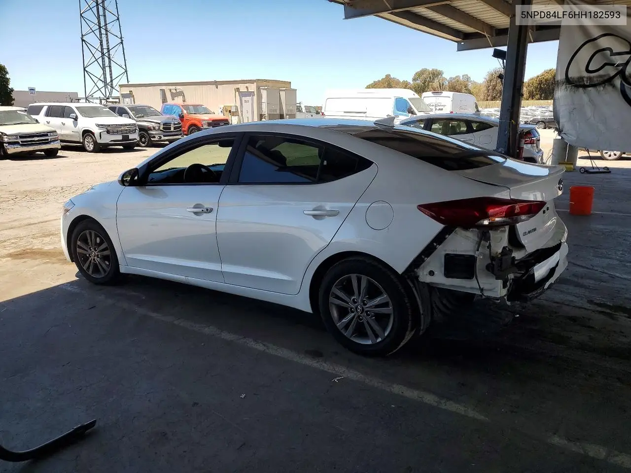 2017 Hyundai Elantra Value Edition VIN: 5NPD84LF6HH182593 Lot: 62274046