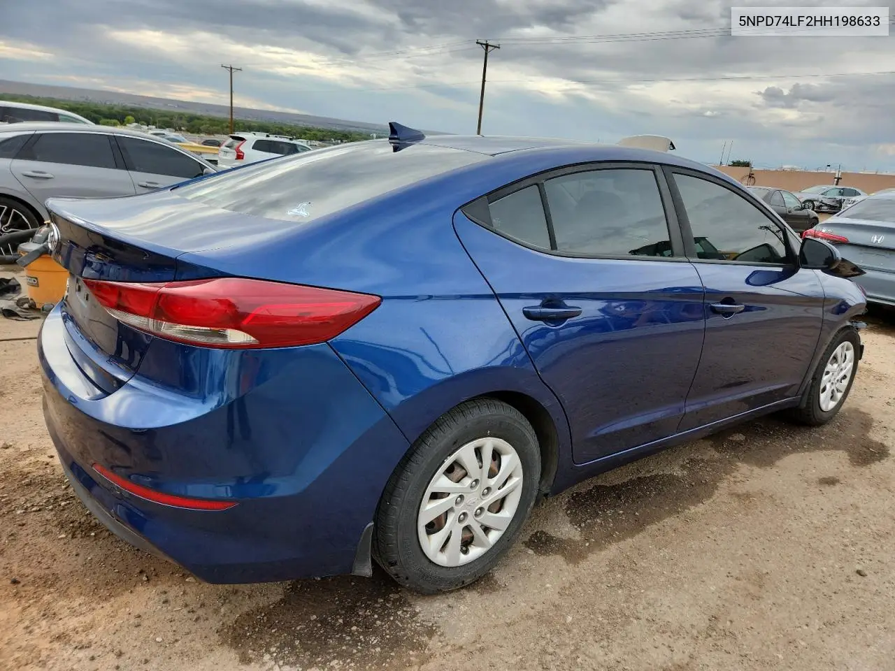 5NPD74LF2HH198633 2017 Hyundai Elantra Se