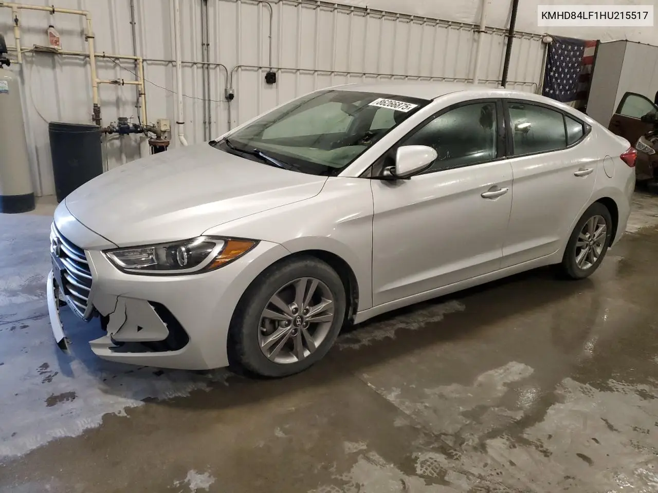 KMHD84LF1HU215517 2017 Hyundai Elantra Se