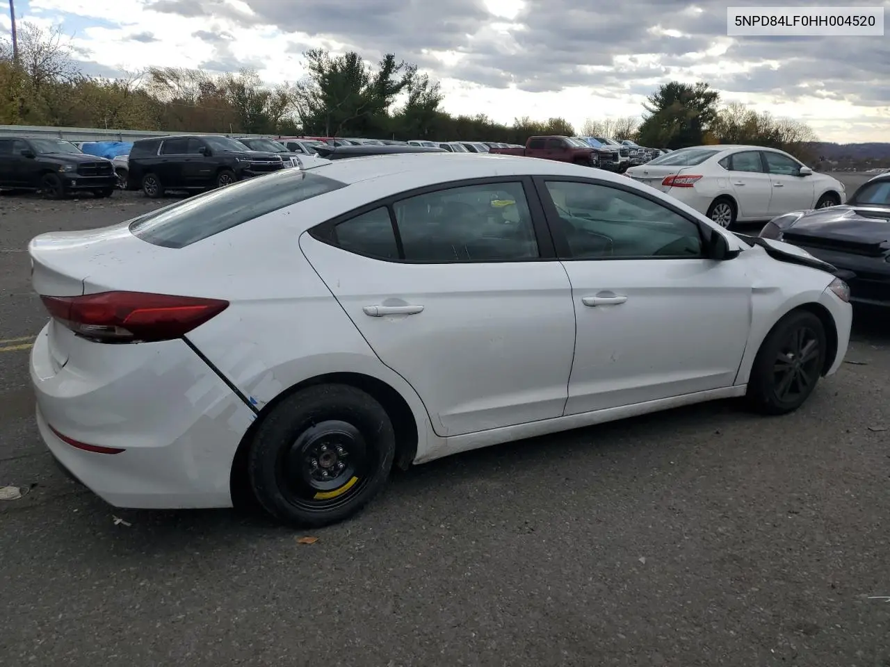 5NPD84LF0HH004520 2017 Hyundai Elantra Se