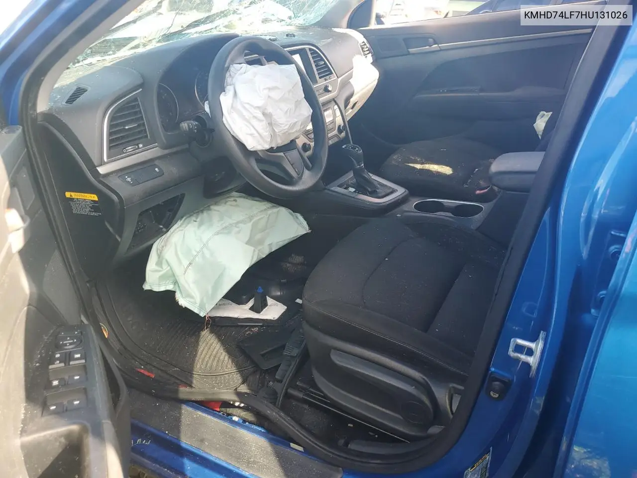 KMHD74LF7HU131026 2017 Hyundai Elantra Se