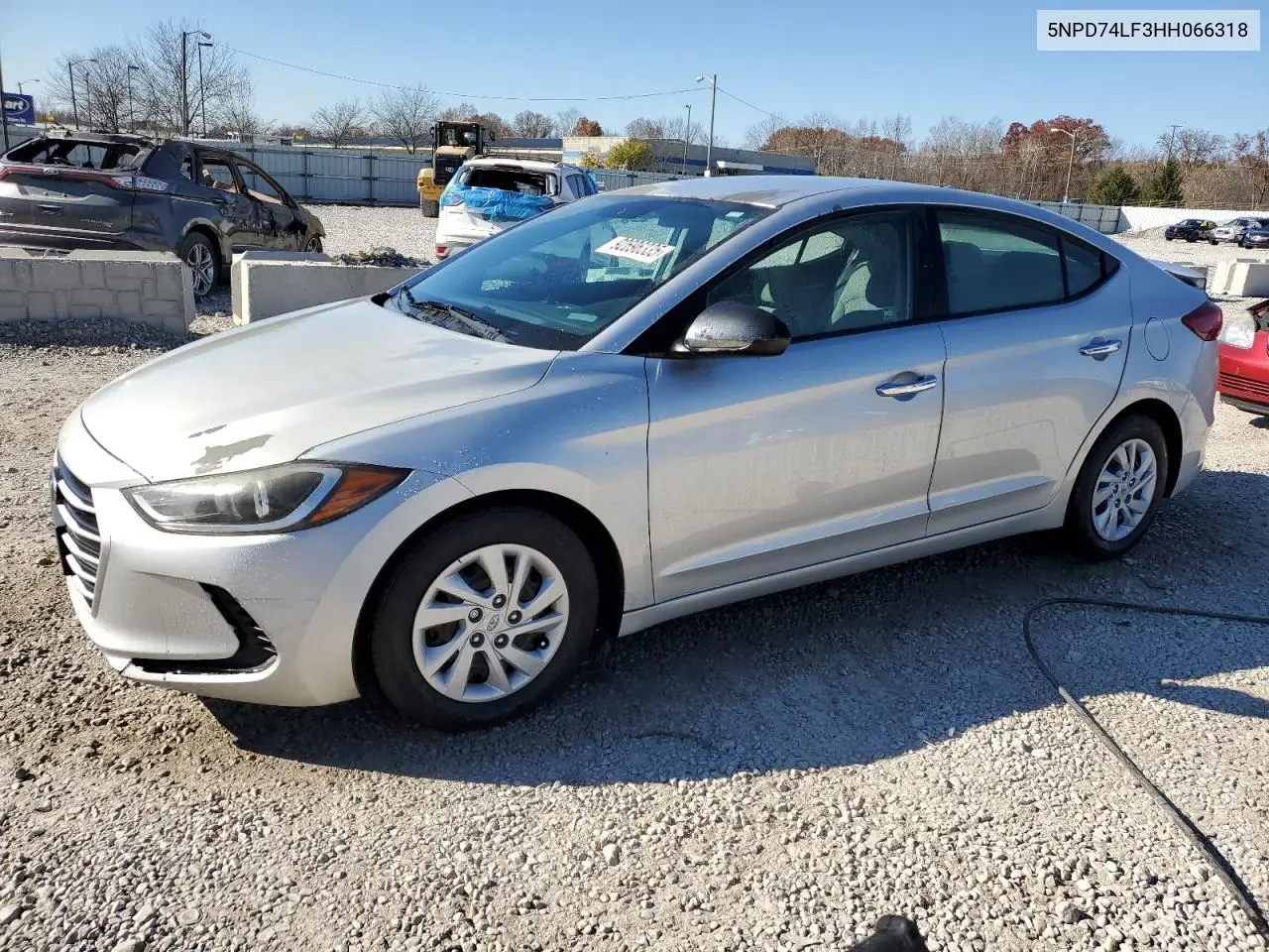 5NPD74LF3HH066318 2017 Hyundai Elantra Se