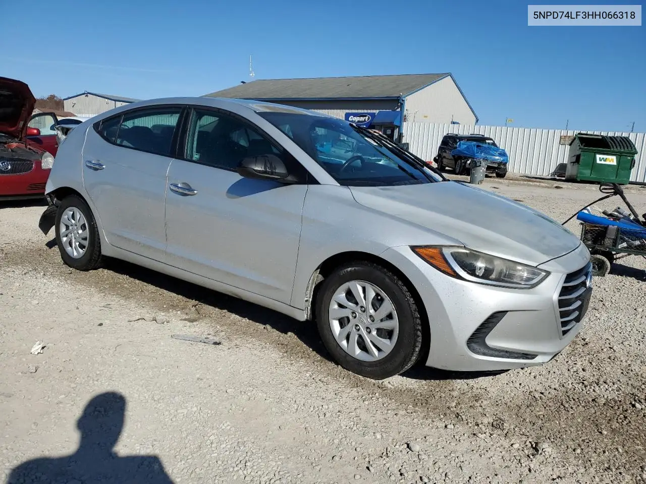 5NPD74LF3HH066318 2017 Hyundai Elantra Se