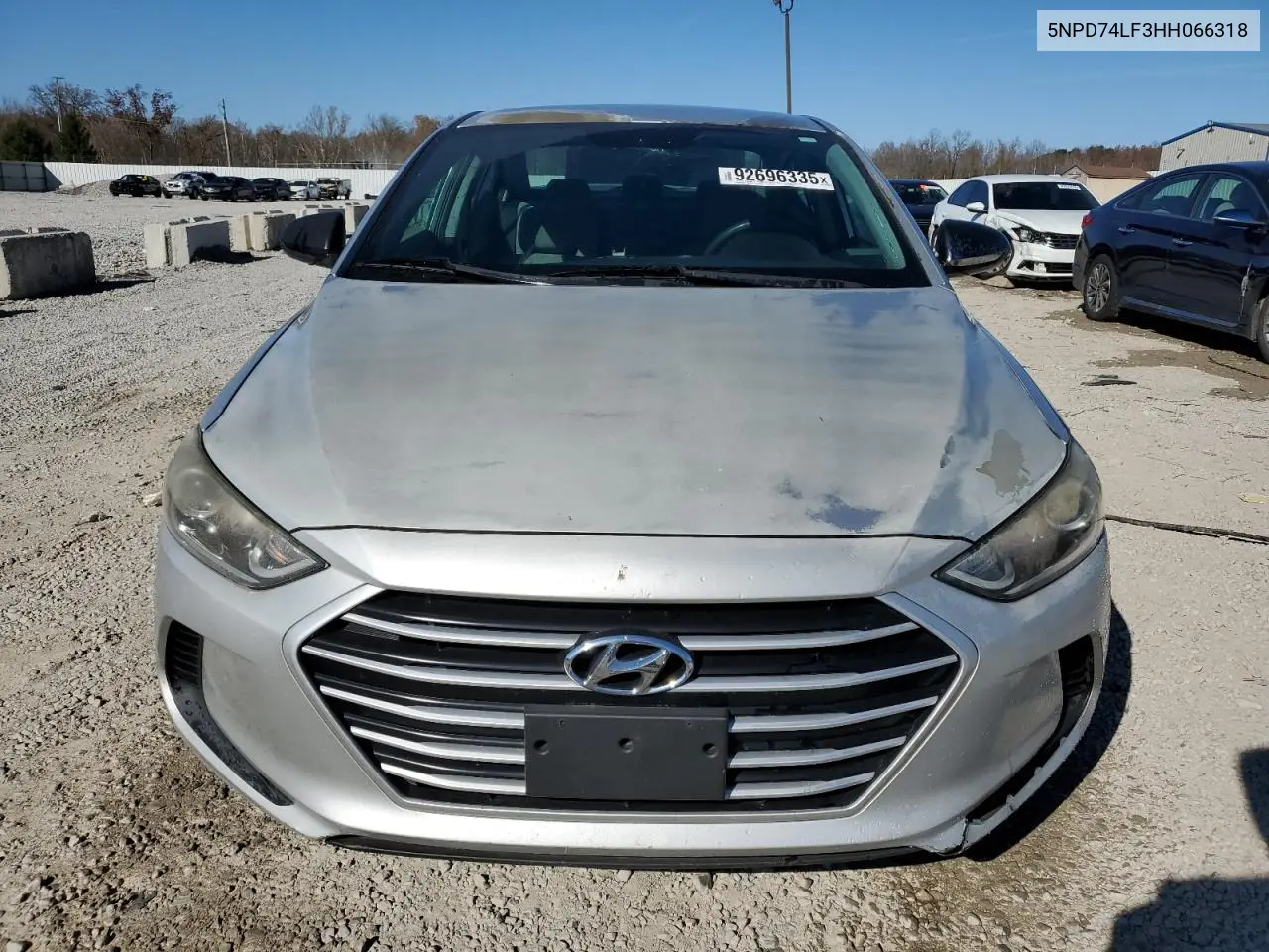 5NPD74LF3HH066318 2017 Hyundai Elantra Se