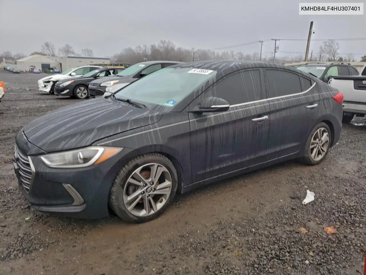 KMHD84LF4HU307401 2017 Hyundai Elantra Se
