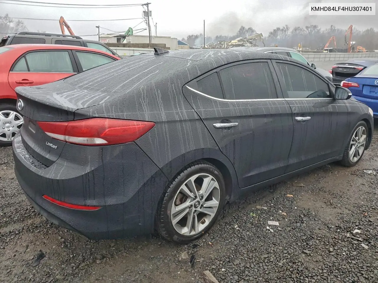 KMHD84LF4HU307401 2017 Hyundai Elantra Se