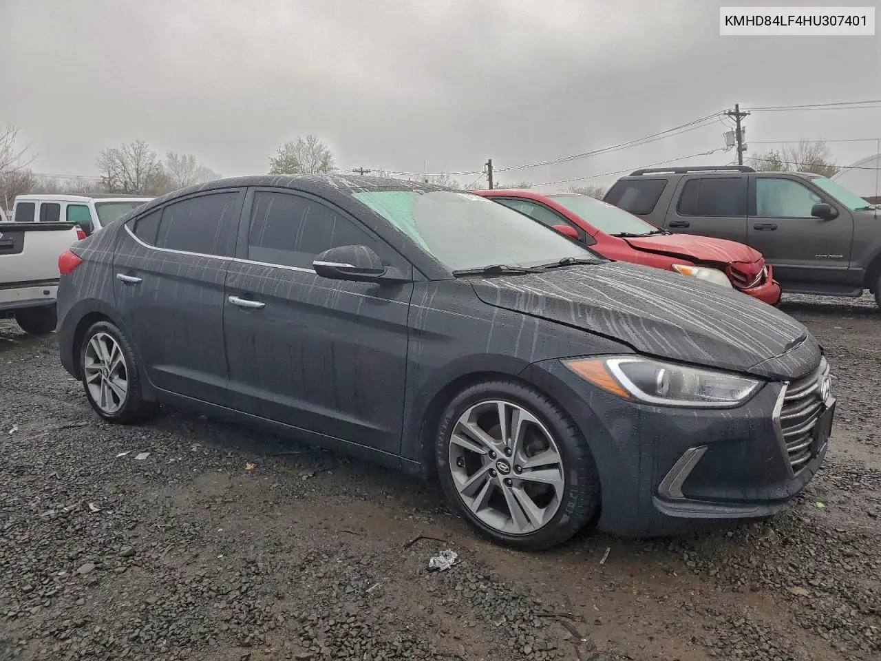 KMHD84LF4HU307401 2017 Hyundai Elantra Se