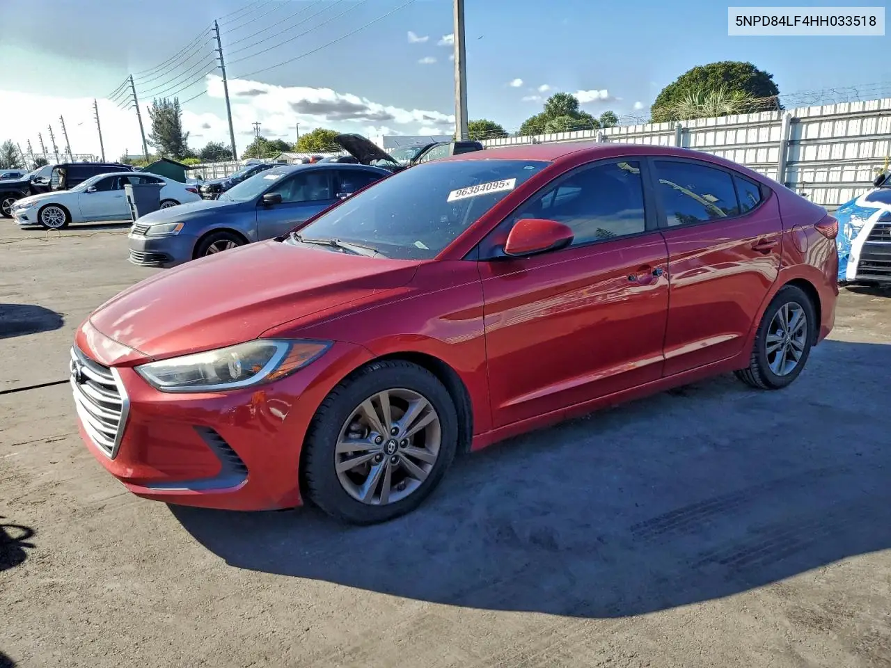 5NPD84LF4HH033518 2017 Hyundai Elantra Se