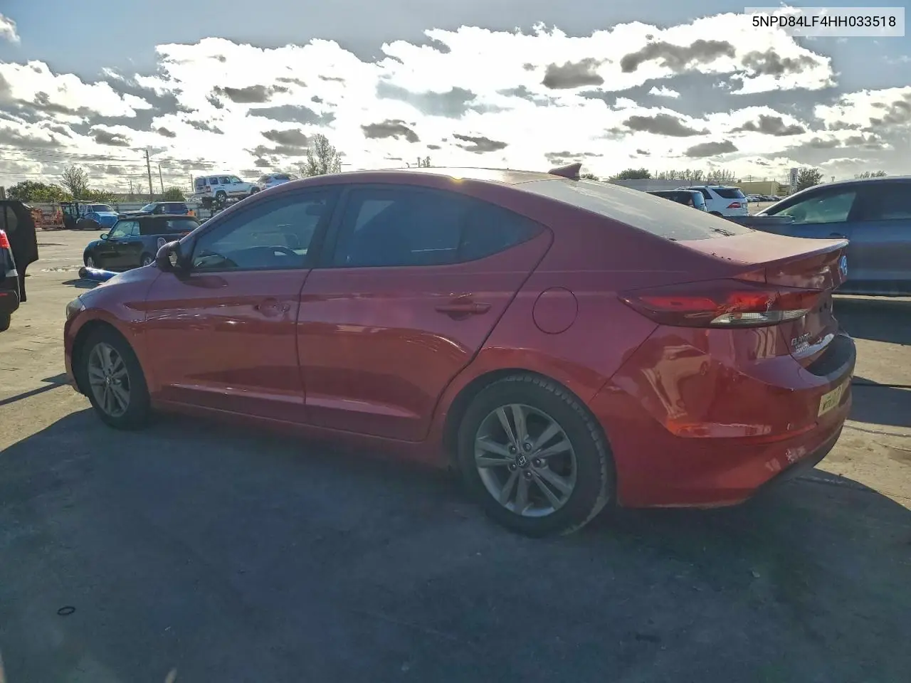 5NPD84LF4HH033518 2017 Hyundai Elantra Se