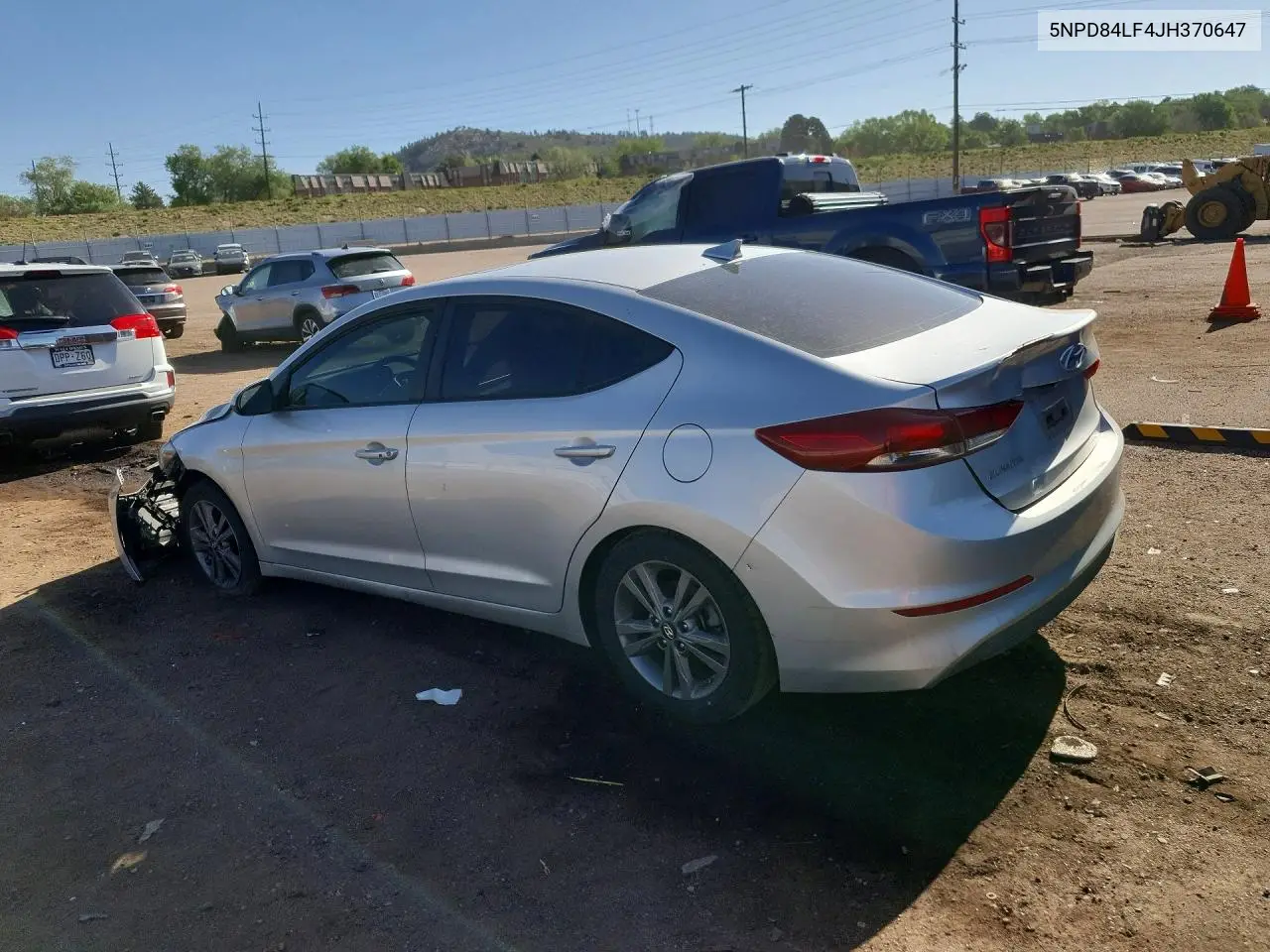 2018 Hyundai Elantra Value Edition VIN: 5NPD84LF4JH370647 Lot: 51910216