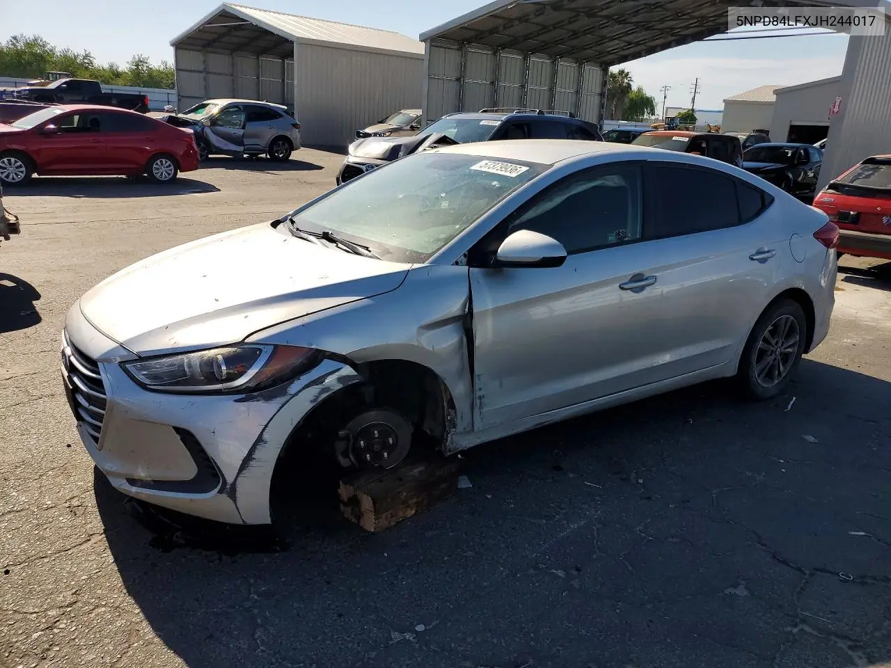 2018 Hyundai Elantra Sel VIN: 5NPD84LFXJH244017 Lot: 57379936