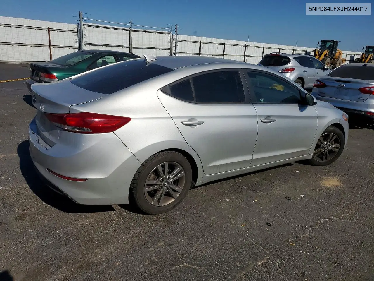 2018 Hyundai Elantra Sel VIN: 5NPD84LFXJH244017 Lot: 57379936