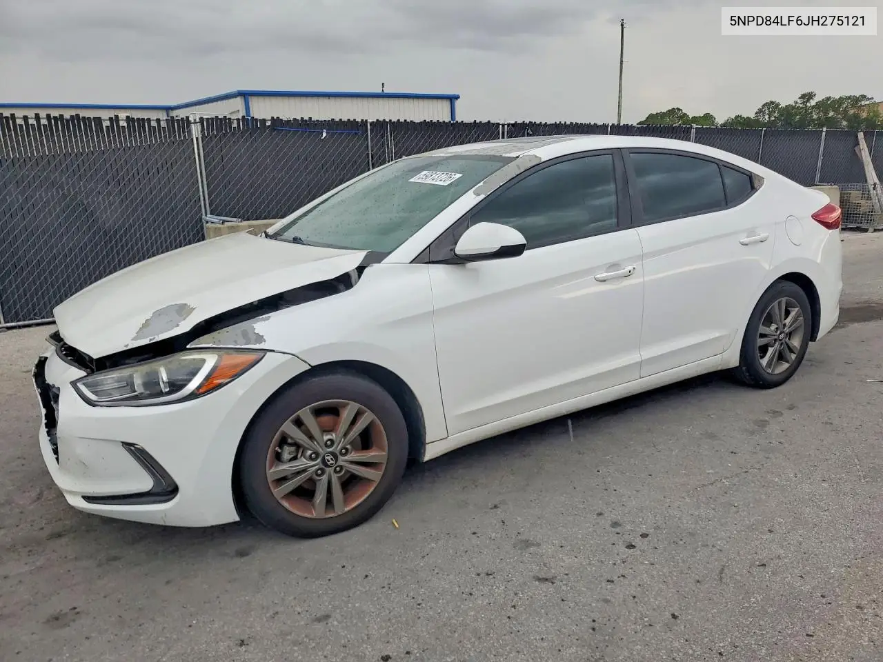 2018 Hyundai Elantra Value Edition VIN: 5NPD84LF6JH275121 Lot: 59813726