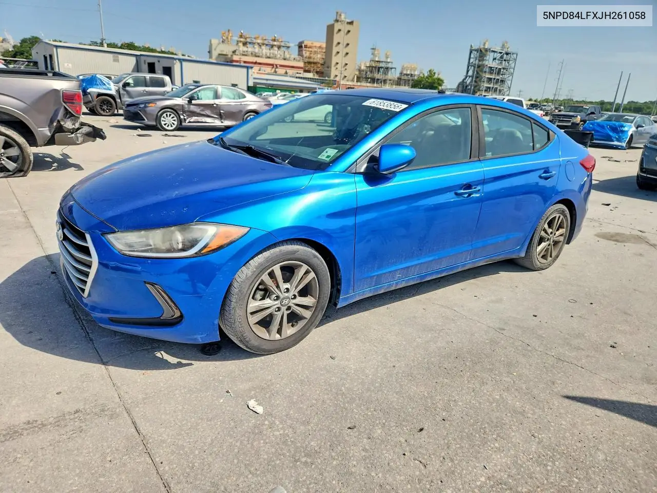 2018 Hyundai Elantra Value Edition VIN: 5NPD84LFXJH261058 Lot: 61853856