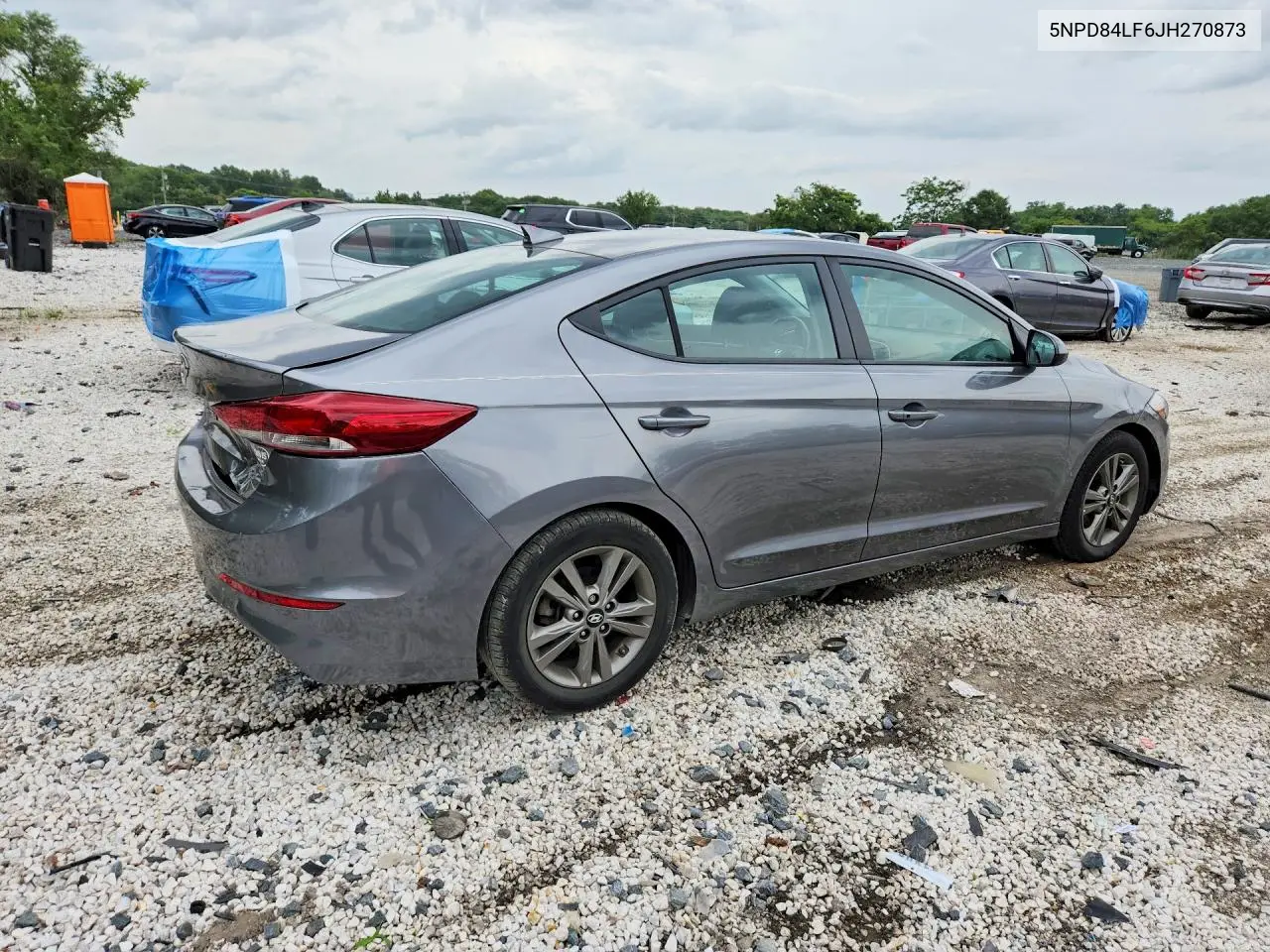 2018 Hyundai Elantra Value Edition VIN: 5NPD84LF6JH270873 Lot: 61930206