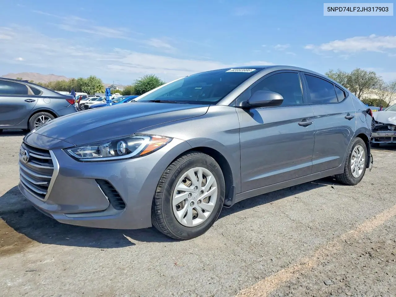 2018 Hyundai Elantra Se VIN: 5NPD74LF2JH317903 Lot: 62083986