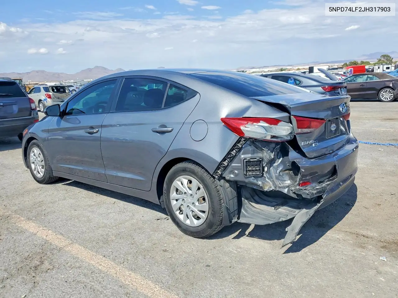 2018 Hyundai Elantra Se VIN: 5NPD74LF2JH317903 Lot: 62083986
