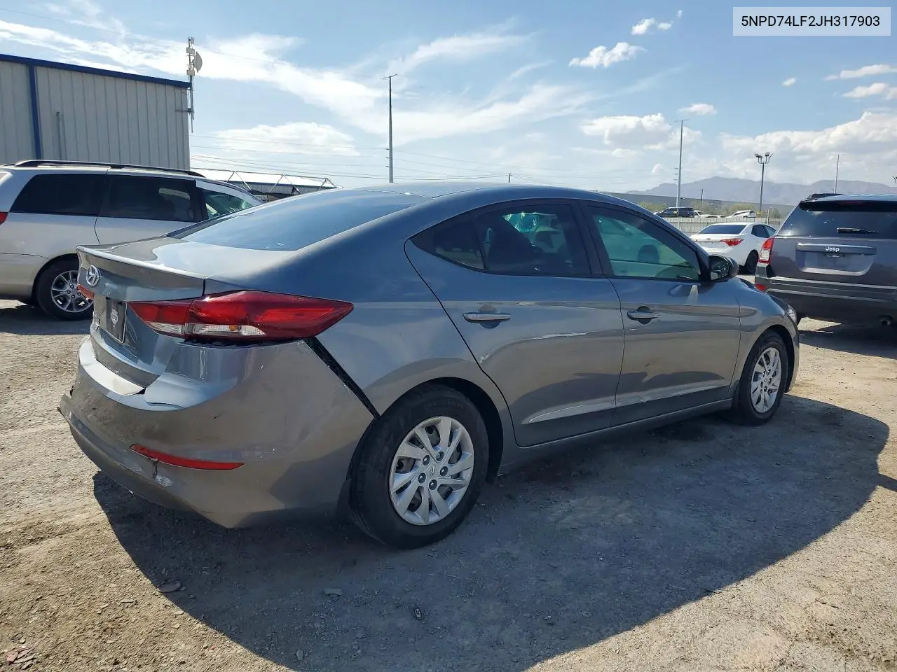 2018 Hyundai Elantra Se VIN: 5NPD74LF2JH317903 Lot: 62083986
