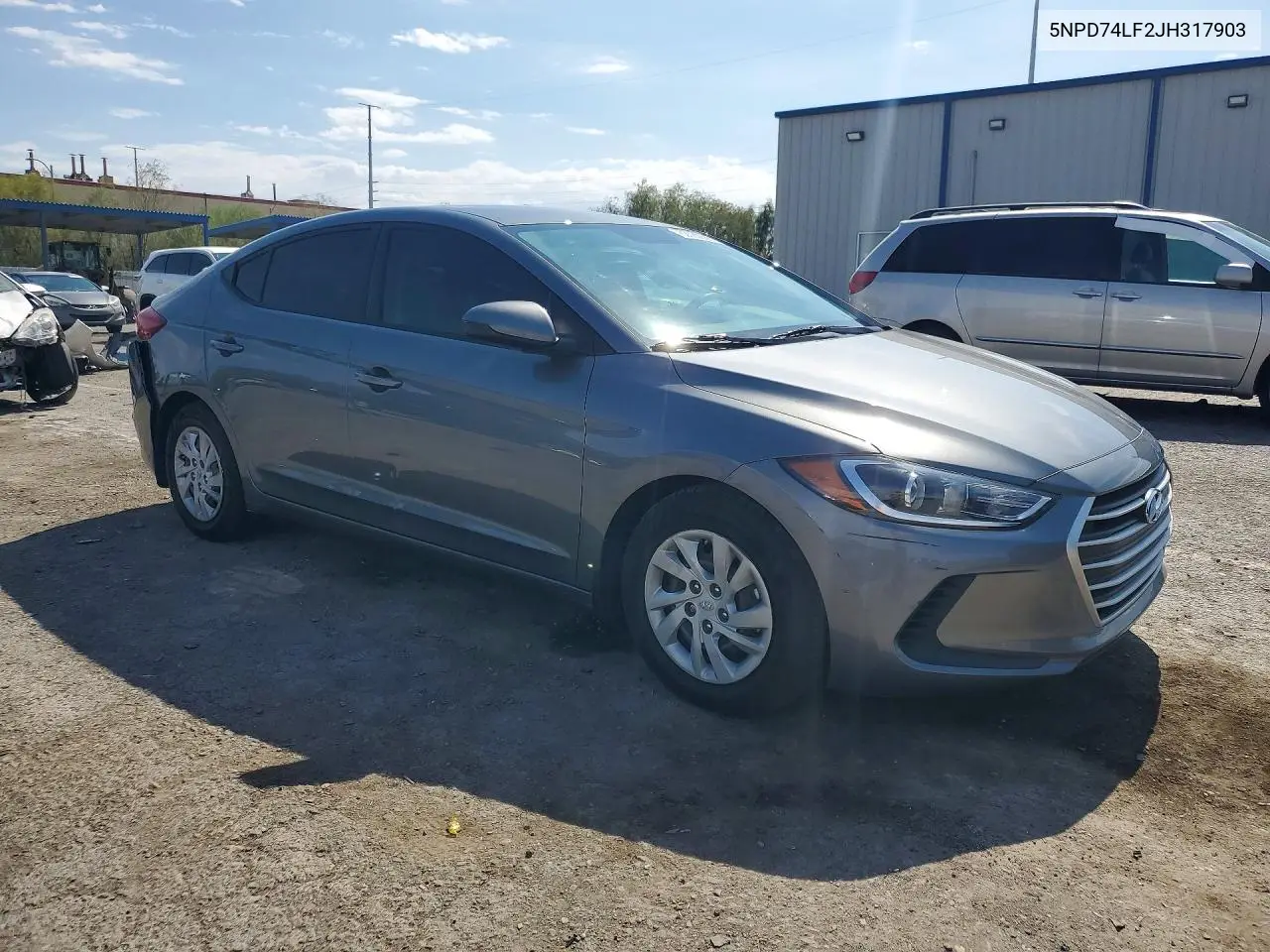 2018 Hyundai Elantra Se VIN: 5NPD74LF2JH317903 Lot: 62083986
